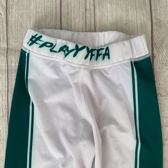 New York Jets youth boys S athletic compression leggings white/green - Picture 4 of 7